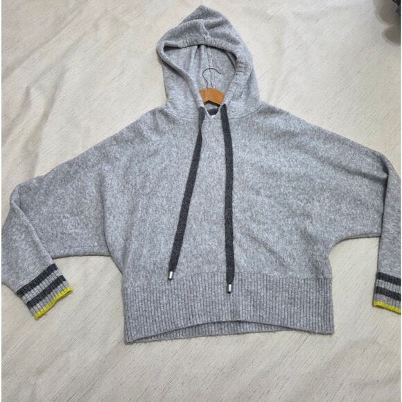 Pringle Of Scotland H&M grey hoodie sweater woman's size Medium - Picture 3 of 7